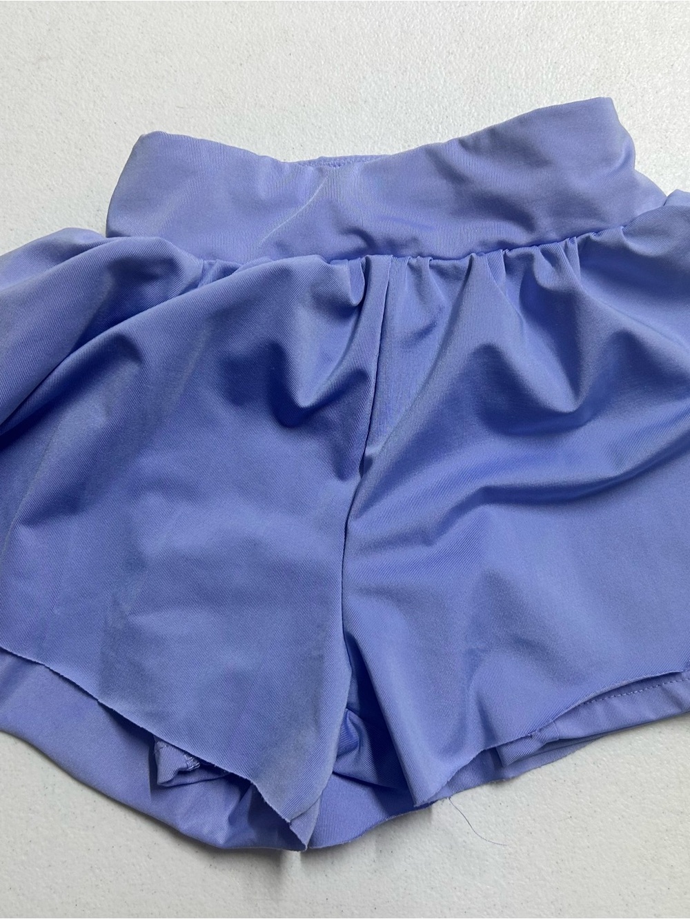 Girls High-Waist Lavender Dance Shorts